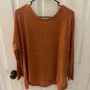 Burnt orange sweater….new with tags